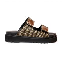 Noa Harmon mujer sandalias Aloe, 37 / Negro cuero