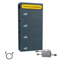 TSUN DCU2000Lite Solarspeicher für Balkonkraftwerke, by Powerness - 8kWh / 1x 800W TSUN Wechselrichter / Powerness Express (Lieferzeit: 5-14 Werktage)