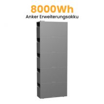 Anker Solix Solarbank 2 E1600 Pro Balkonkraftwerk Batteriespeicher, mit Smarter Zähler - 8000Wh Erweiterungsakku / Powerness Express