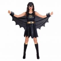 Verkleidung für Erwachsene Batgirl Schwarz