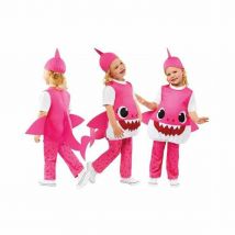 Verkleidung für Kinder Baby Shark Rosa 3 Stücke