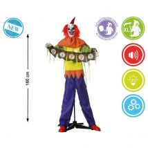 Halloween-Dekoration Clown 180 x 120 x 18 cm