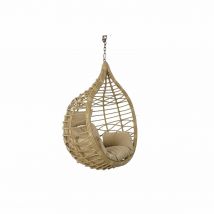 Hanging Garten Sessel DKD Home Decor Braun Beige hellbraunes Aluminium Synthetischer Rattan 90 x 70 x 110 cm 100 x 70 x 125 cm (10