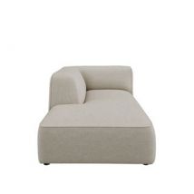Dome Deco CALI chaise longue left Sofa Philo fabric Cream