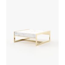 Laskasas ANTHONY Coffee Table Carrara Marble