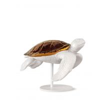Lladro Sea turtle II (white - copper) White Copper