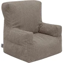 Kids Cord Bean Bag Armchair with Back Pocket Comfy Pouf Gaming Beanbags Chair