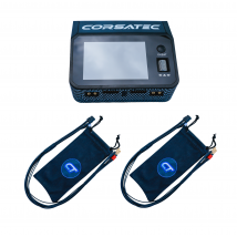 Corsatec Chargeur Lipo Dual Pro AC/DC + Cordon de Charge PK5 CT20001-C