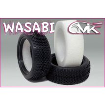 6MIK Pneus Avant 1/10 4x4 Wasabi (x2) TM111