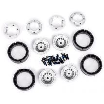 Traxxas Jante Beadlock Alu Satin 1.0" (x4) TRX-4M 9881-SLVR