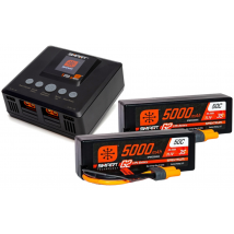 Spektrum Combo Chargeur Smart S250 + 2x Lipo Smart 11.1v 5000mah 50C IC5