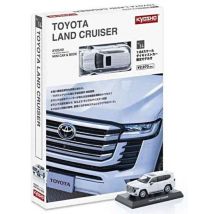 Kyosho Scale Toyota Land Cruiser 300 Book Type Blanc 1/64 KS07118W
