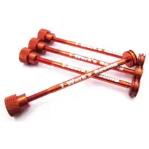 T-Work's Axe de Rangements Pour Pneus 1/10 Touring Rouge (x4) TE-104R