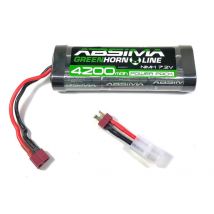 Absima Batterie NIMH 7.2V 4200mAh Dean 4100012