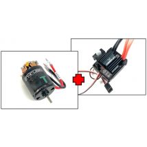 Absima Moteur Charbon Thrust B-Spec 72T + Variateur 80A V2 1/10 2100014V2