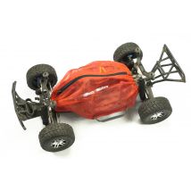 Dusty Motors Housse de protection Stampede/Rustler 4x4 Rouge