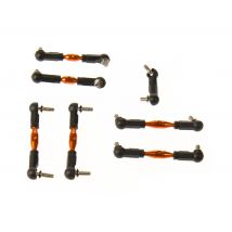GPM Set de biellettes alu orange SP3160-OR-BEBK