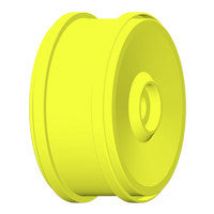 GRP Jante Jaune Fluo 132mm Pour Pneus 1/6" GH98Y (x2)
