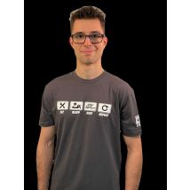 HB Racing T-shirt Eat-Sleep-Race-Repeat