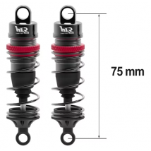 Hobbytech Amortisseurs 75mm Big Bore 13mm + Kit ressorts 1/10 HTR-510075