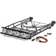 Hobbytech Galerie de toit en acier avec kits de Led 250X150X45mm HT-SU1801086