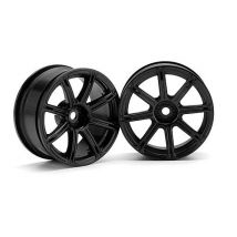 HPI Jantes Work Emotion XC8 Noir (x2) 26mm