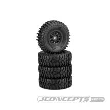 JConcepts Pneus Tusk + Jantes Hazard Axial SCX24 (x4) 4023-3594