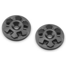 JConcepts Rondelles Aluminium d'Aileron TT 1/8" Noir 8125