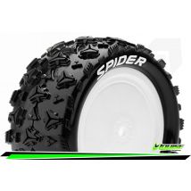 Louise RC Pneus + Jantes E-Spider Buggy 1/10 Soft 4WD AR (x2) LR-T3200SWKR