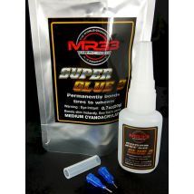 MR33 Colle Cyano V2 20gr + 2 Aiguilles pour Pneus MR33-SGR2