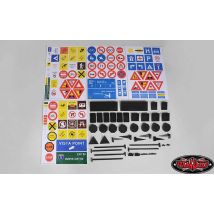RC4WD Set de Panneaux de signalisation Z-X0035