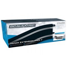 Scalextric Pack Extension 7 Courbes 22.5° + Ligne Droite (x4) C8556