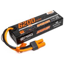 Spektrum Accu lipo Smart G2 Pro Basher 2S 7.4v 6200mah 120C Hard Case IC5