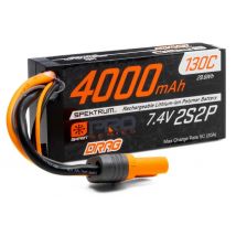 Spektrum Accu lipo Smart Pro Series Drag 2S 7.4v 4000mah 130C Hard Case IC5