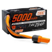 Spektrum Accu lipo Smart Pro Series Drag 2S 7.4v 5000mah 130C Hard Case IC5