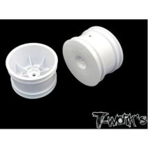 T-Work's Jantes Arrières 2.2" 12mm Blanches (x8) TE-218-CW-8