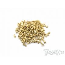 T-Work's Kit complet de Vis Acier Nitride Doré HB E819 RS GSS-E819RS