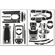 T-Work's kit déco 3D carbone pour Futaba T10PX TS-066