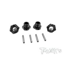 T-Work's Moyeu de Roue Light Weight Alu MBX-8 (x4) TO-245-M