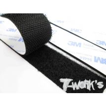T-Work’s Velcro Autocollant en bandes 25x150mm (x3) TA-076