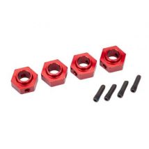 Traxxas Hexagone de Roue Alu Rouge 12mm (x4) 8269R