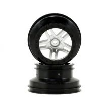 Traxxas Jantes SCT Split Spoke satin Chrome (x2) 6872
