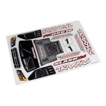 Traxxas Planche de Stickers Slash 4x4 6813R
