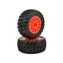 Traxxas Pneus Rally BFGoodrich Gravier + Jantes orange (x2) 7473A