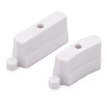 Turbo Racing Eléments de rail en plastique blanc pour piste turbo Racing (x50) TB-760075