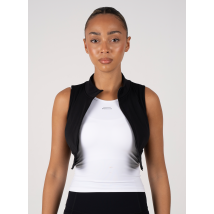 Zip-up Performance Sports Bra | Black