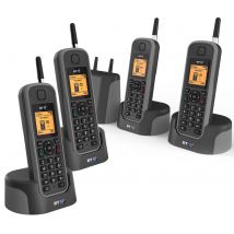 BT Elements 1K Quad Long Range Cordless Telephone