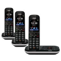 VTech PS1352 Cordless Phone with Answering Machine, Three Handset