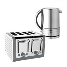 Dualit Architect Kettle & 4 Slice Toaster Set in Grey