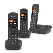 Siemens Gigaset Premium C575A Cordless Phone, Trio Handset with Answer Machine